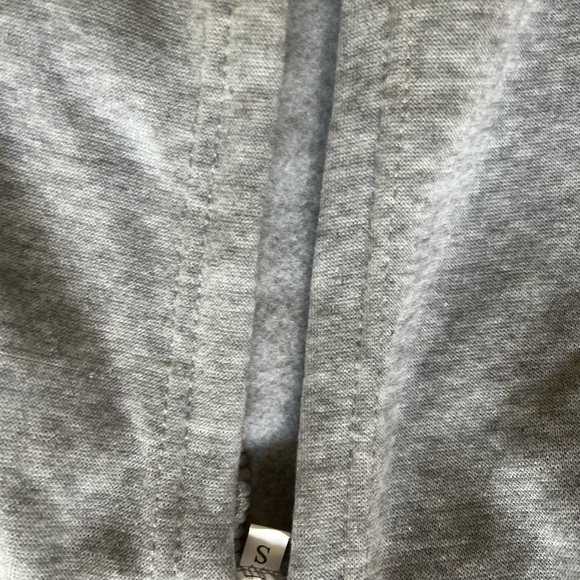 Hoodie Sweatshirt Faith Print Gray Christian Athletic Wear Cozywear Athleisure S - Picture 7 of 9